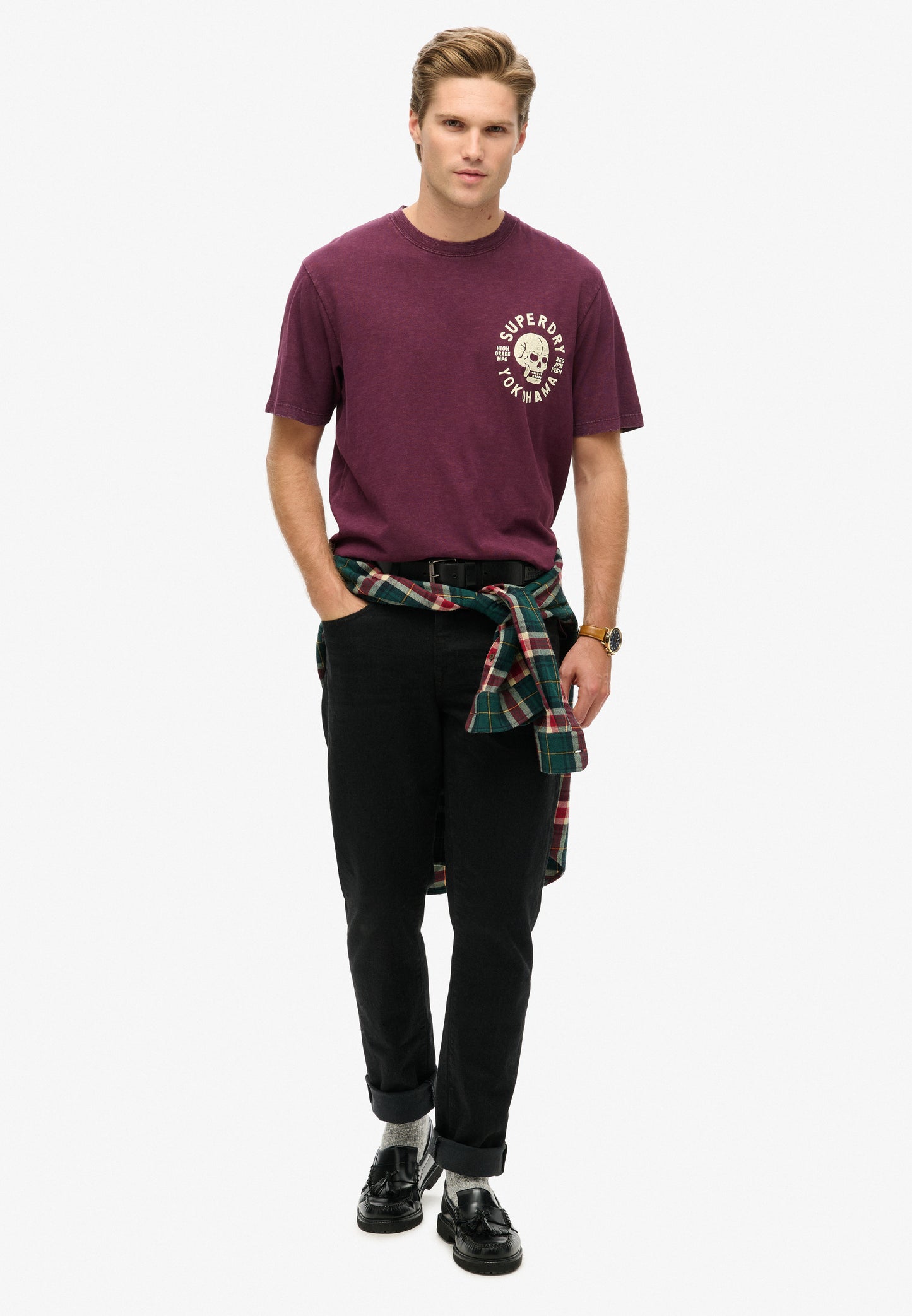 Lo-fi Biker Graphic Loose T-Shirt (1)