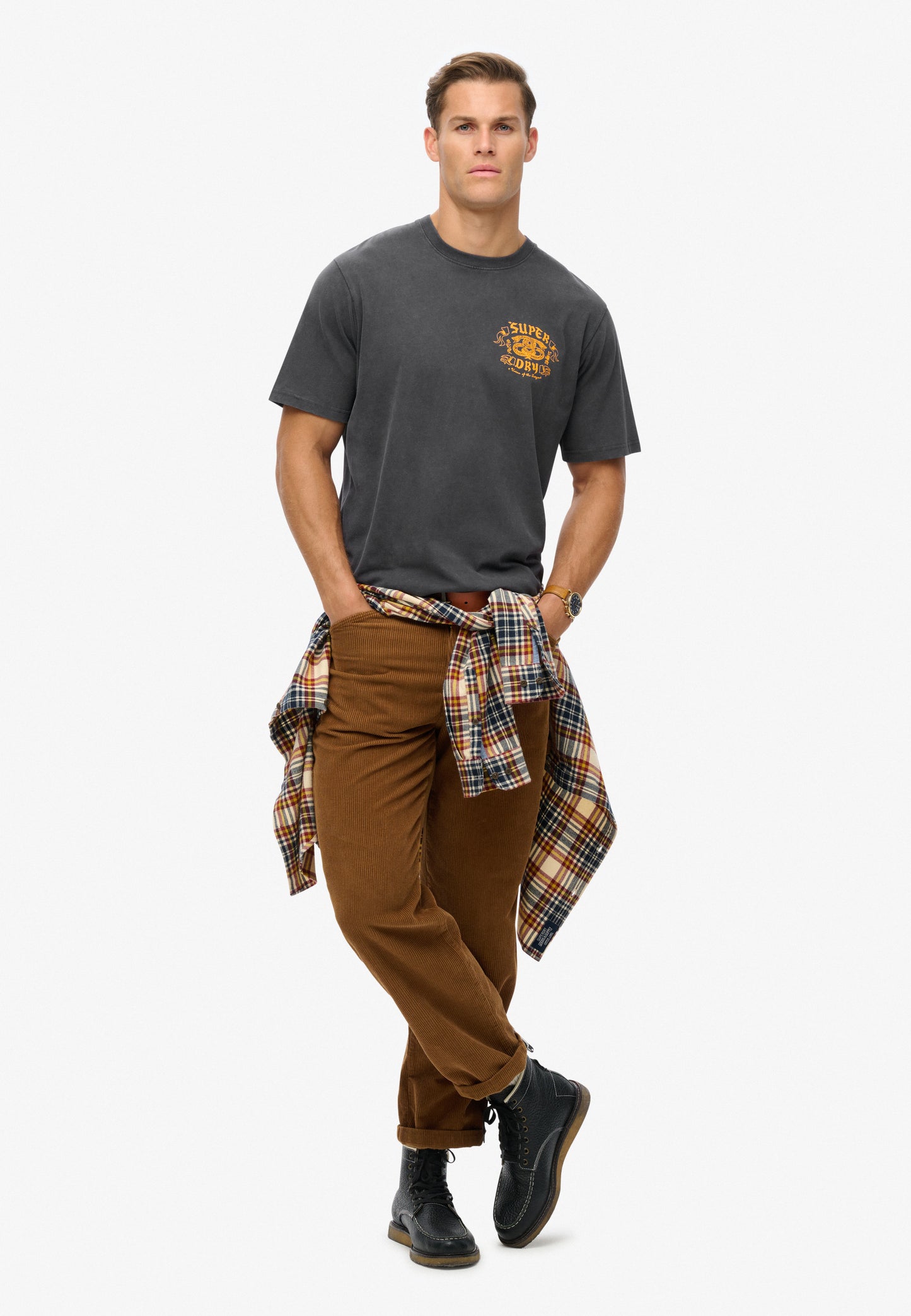 Biker Rock Graphic Loose T-Shirt (1)