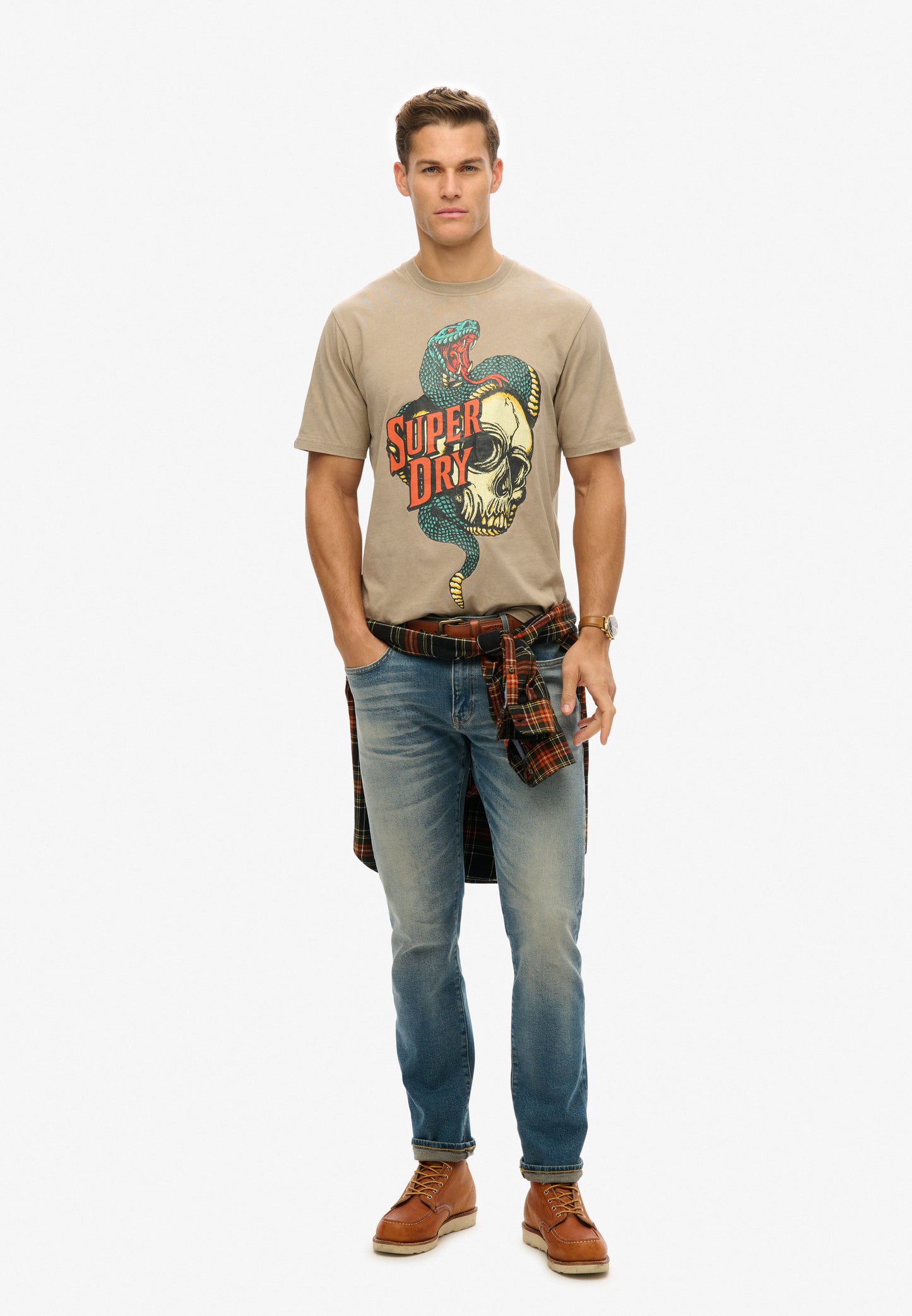 Biker Rock Graphic Loose T-Shirt (2)