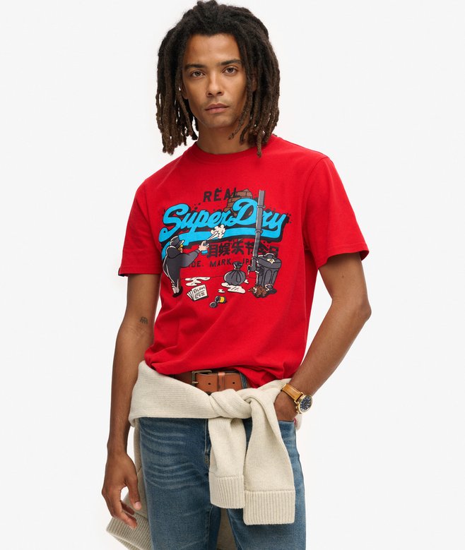 Gasoline Graphic Relaxed T-Shirt