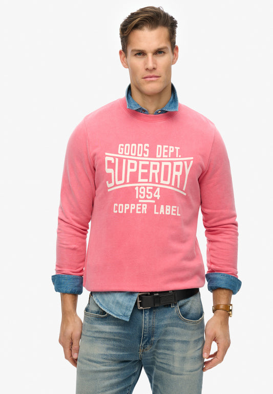 Vintage Wash Relaxed Crew Sweatshirt