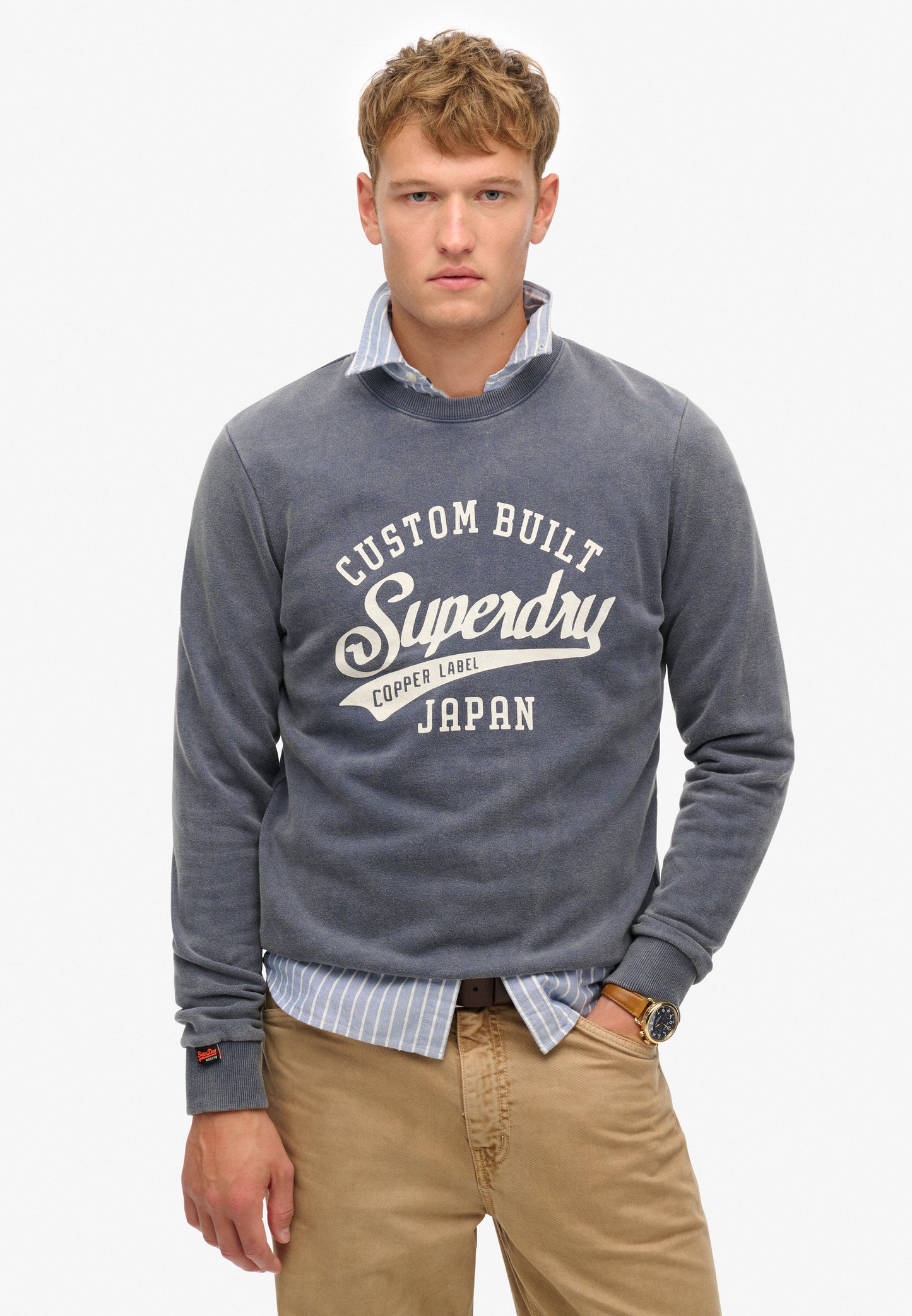 Vintage Wash Relaxed Crew