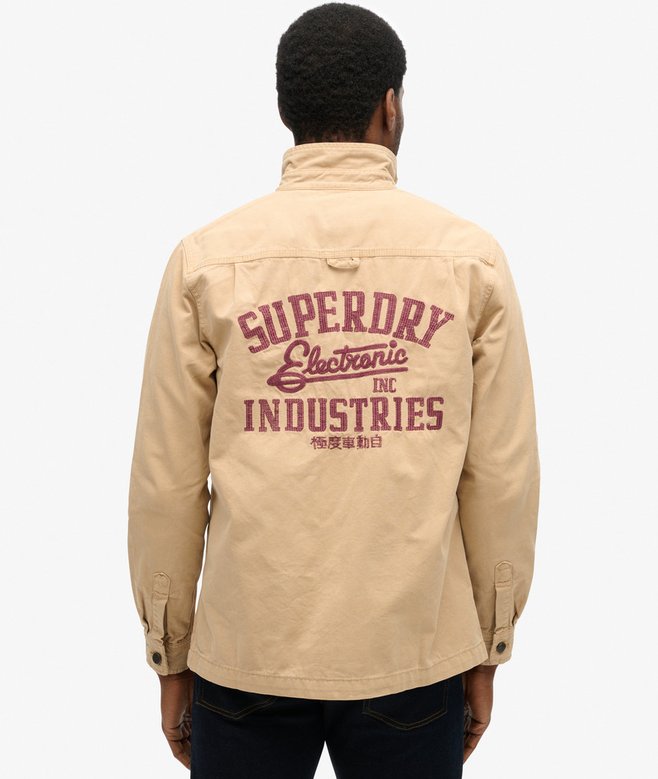 Patched Canvas Overshirt (1)