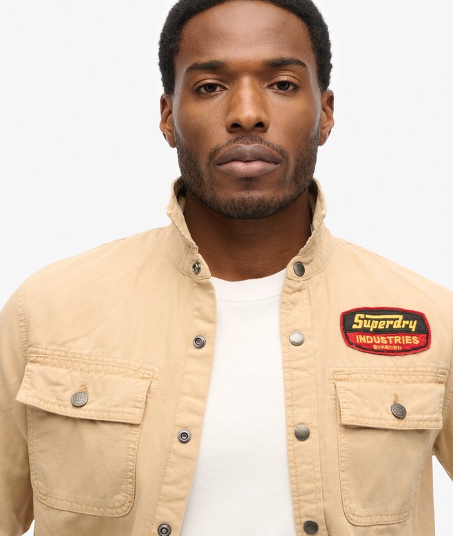 Patched Canvas Overshirt (2)