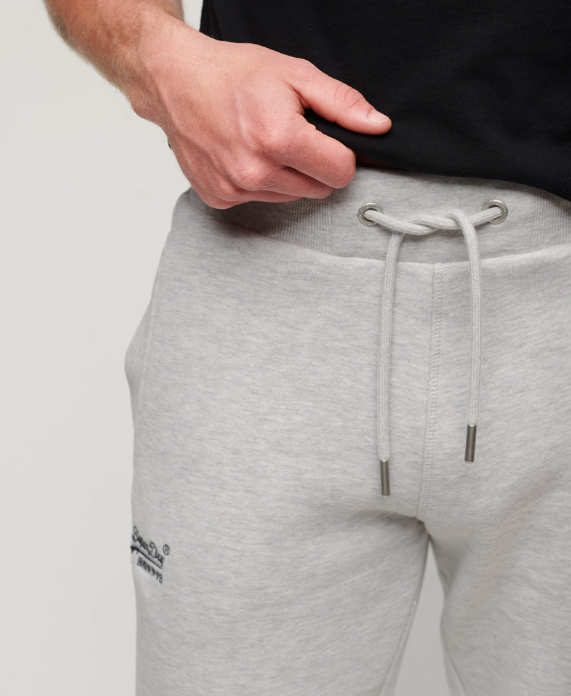Organic Cotton Vintage Logo Embroidered Joggers (1)
