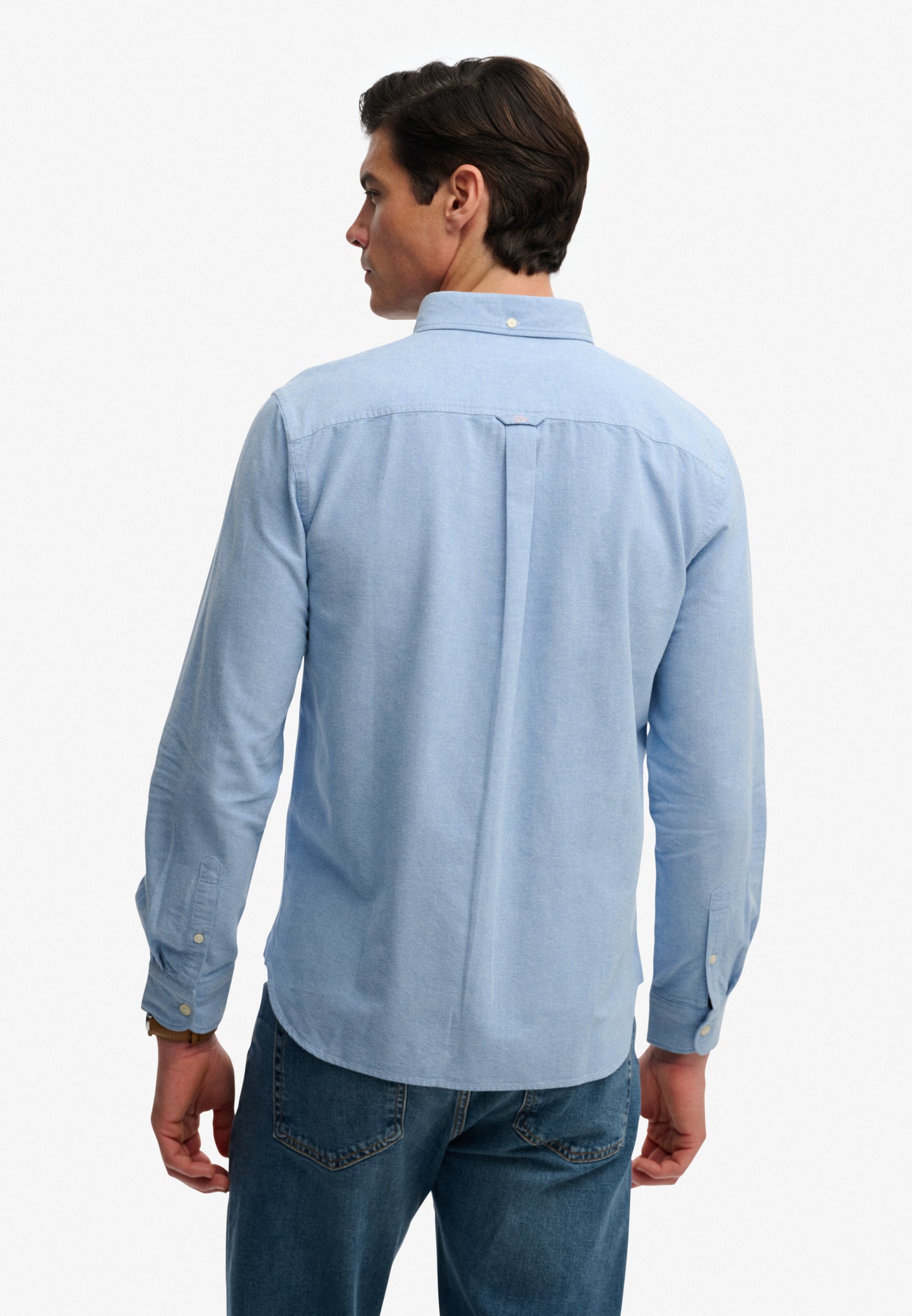 Preppy Oxford Long Sleeve Shirt (4)