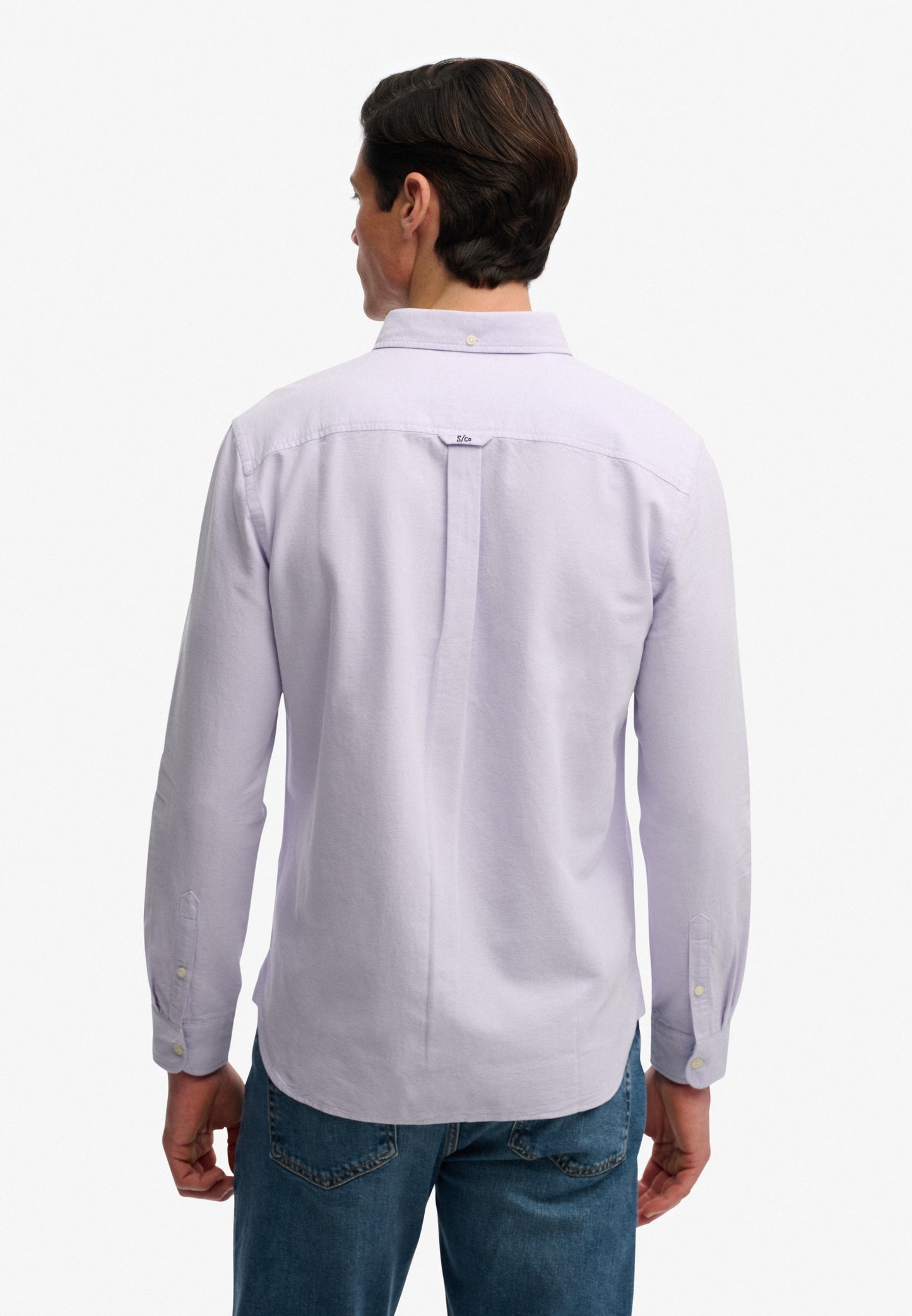 Preppy Oxford Long Sleeve Shirt (4)