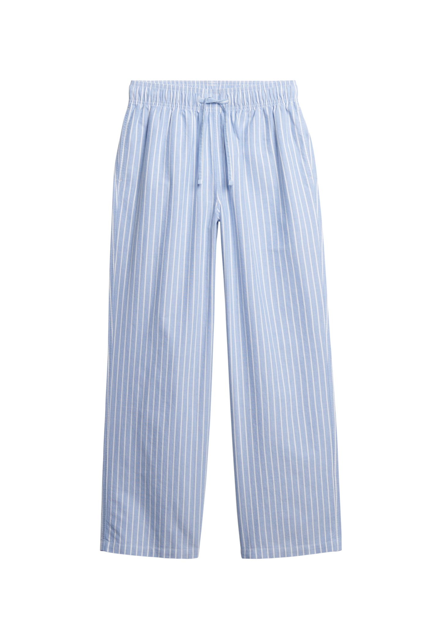 Organic Cotton Stripe Elasticated Trousers (6)