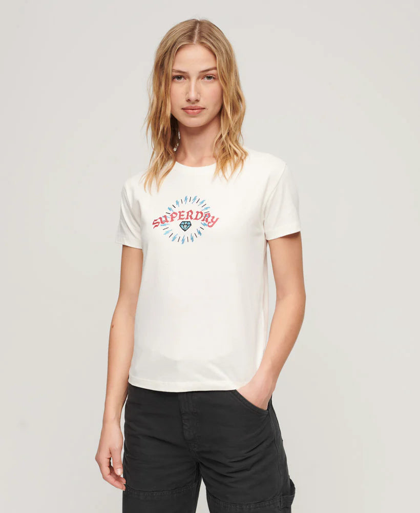 Tattoo Rhinestone T-Shirt