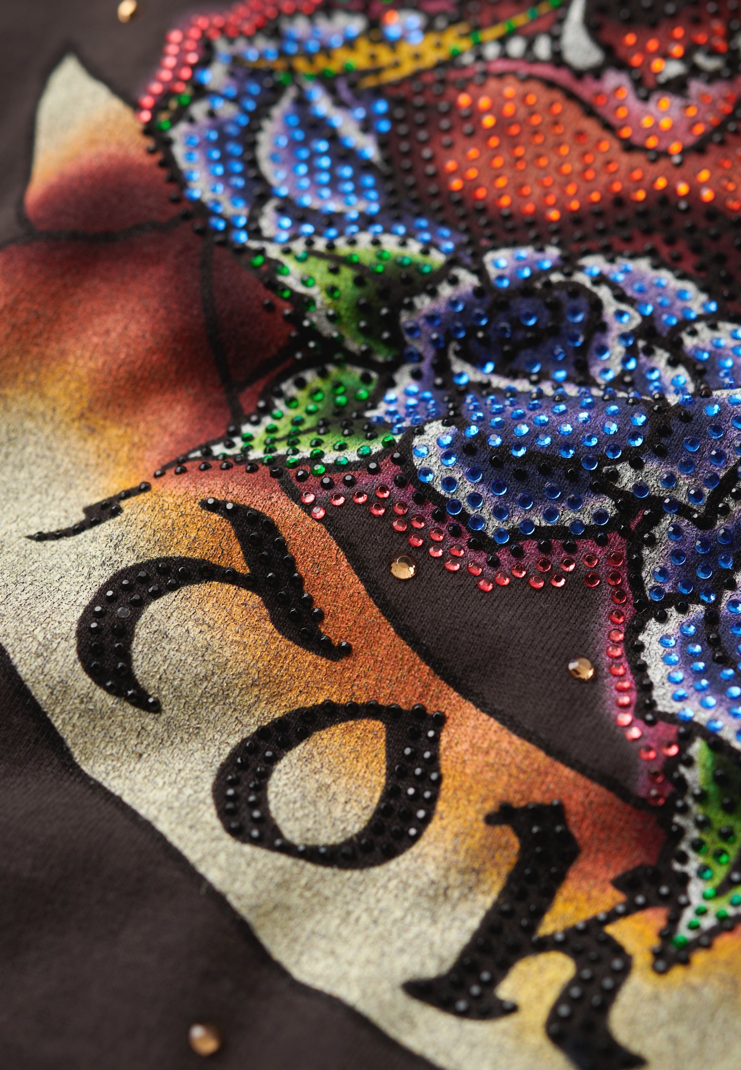 Tattoo Rhinestone T-Shirt (2)