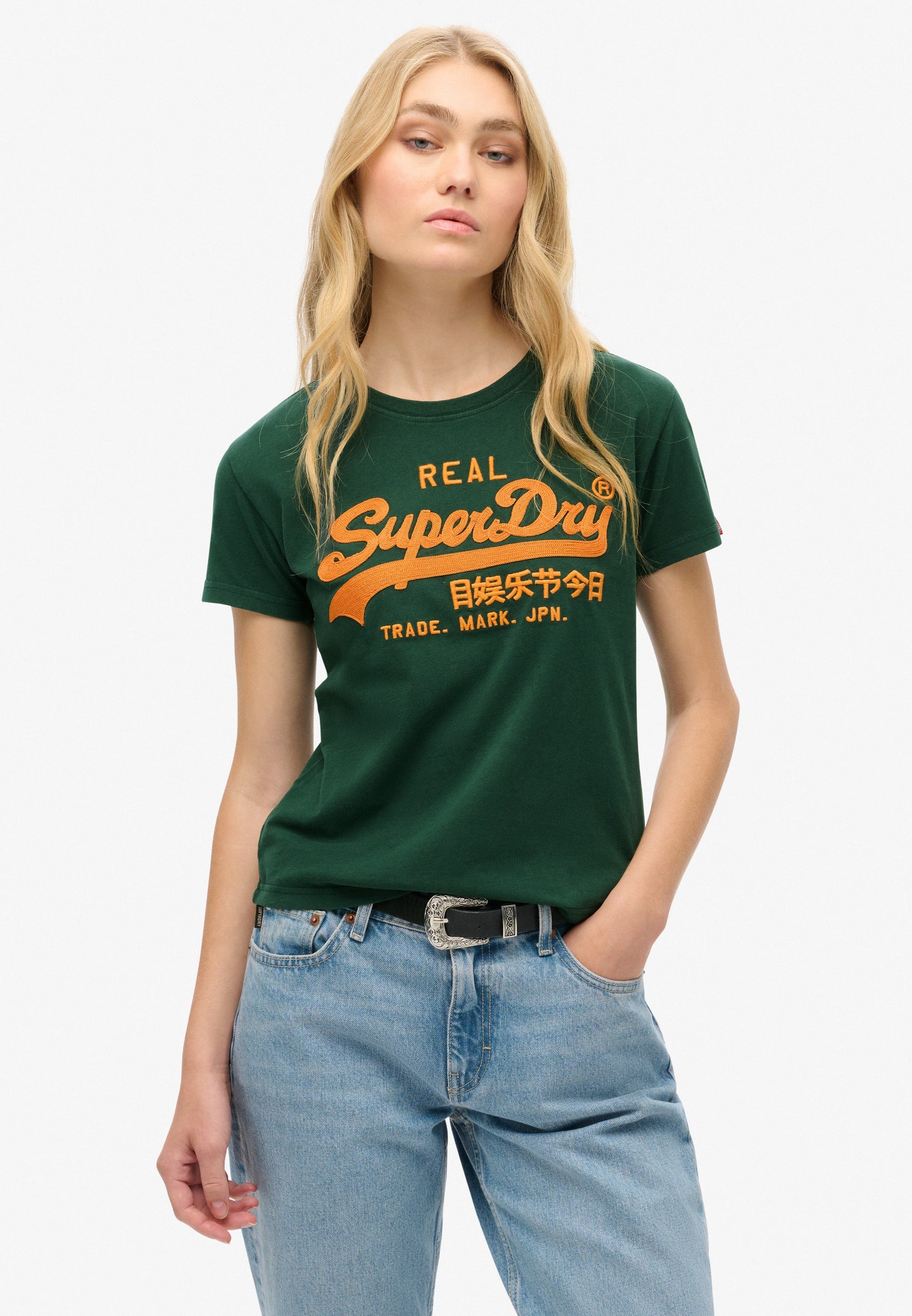 Embroidered Vl Fitted Tshirt