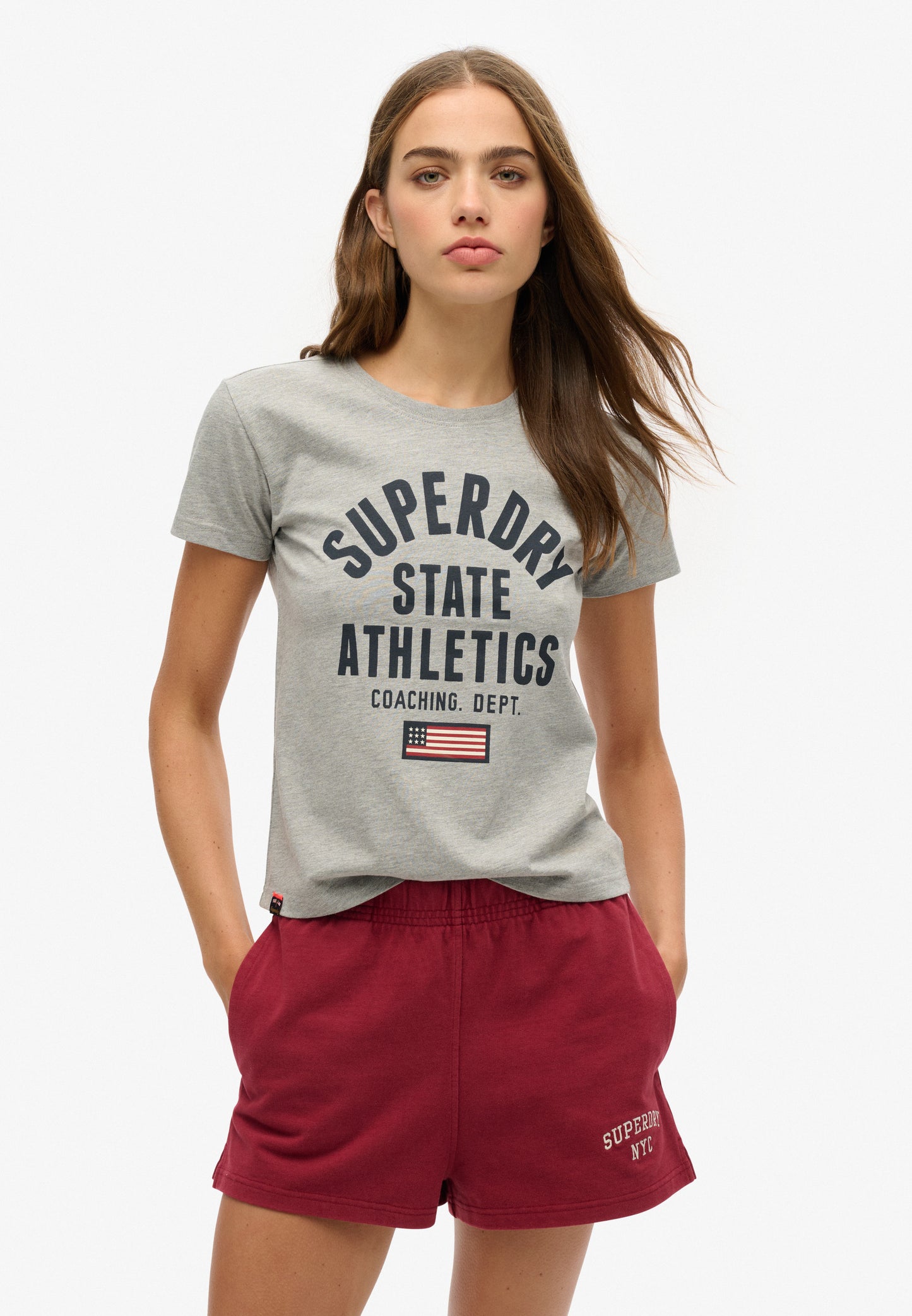 Athletic Graphic Fitted T-Shirt
