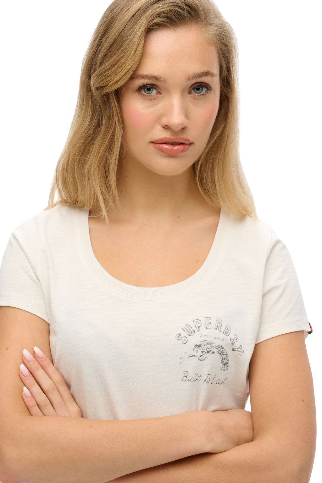 LO-FI Biker Scoop Neck T-Shirt (1)