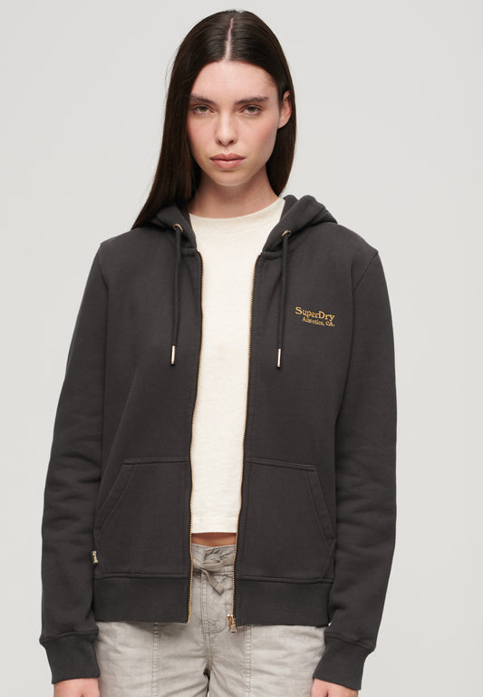 Essential Logo Zip Hoodie