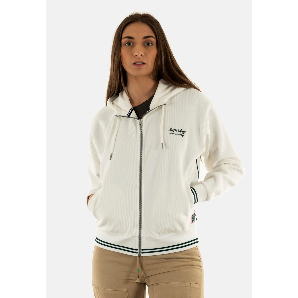 Country Club Velour Zip Hood