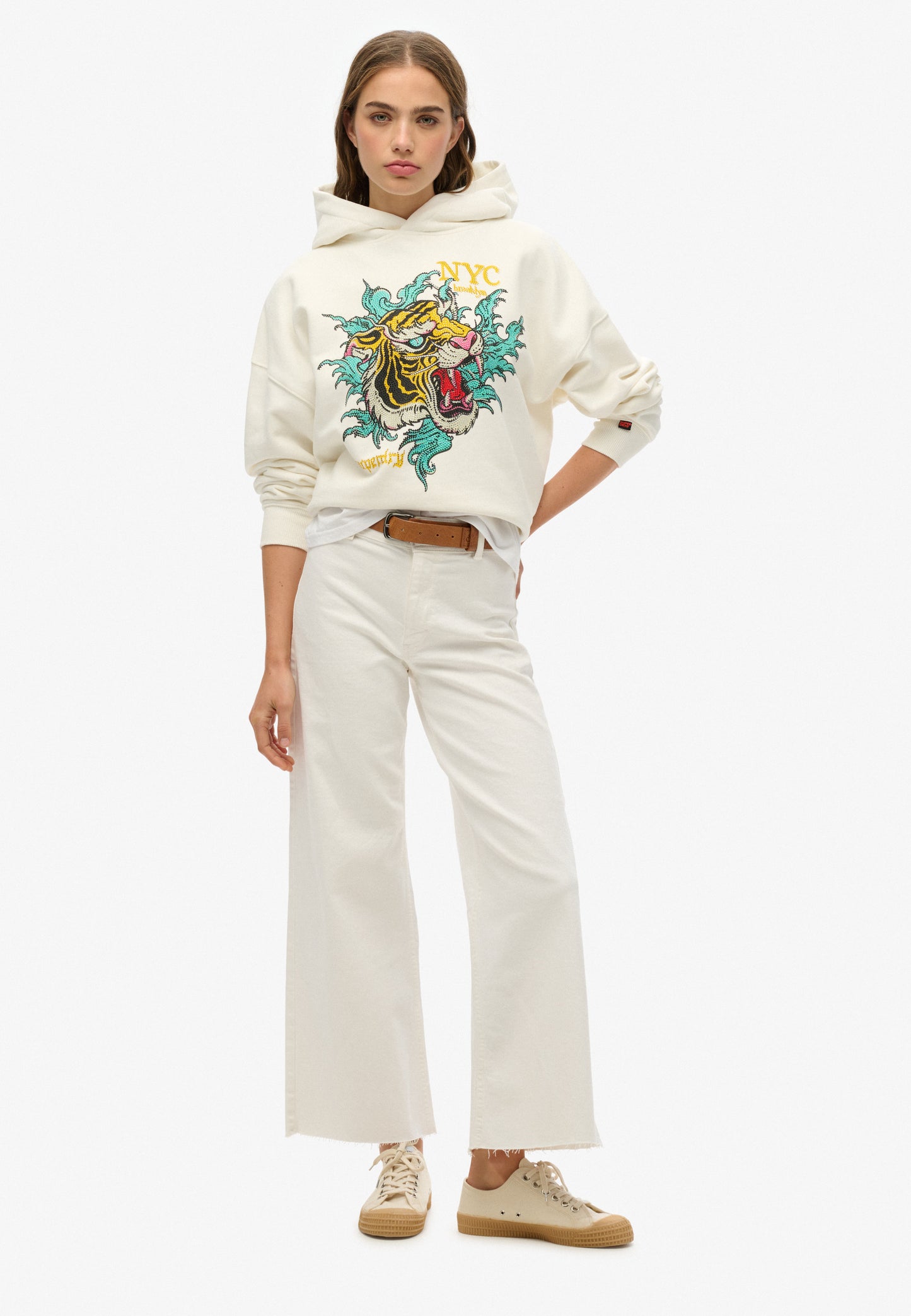 Neo Trad Tattoo Relaxed Hoodie (1)