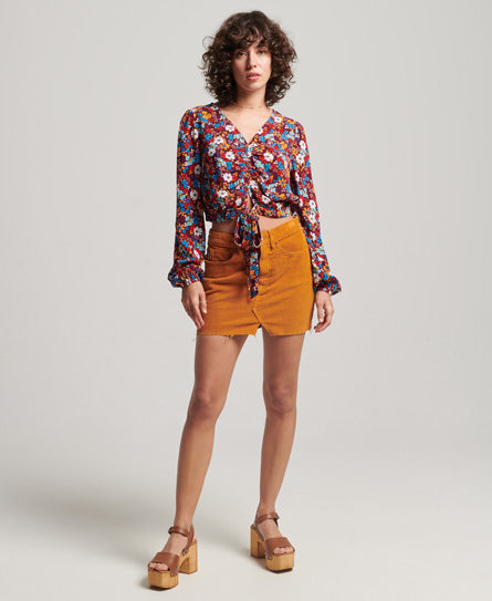 Vintage Tie Front Top (2)