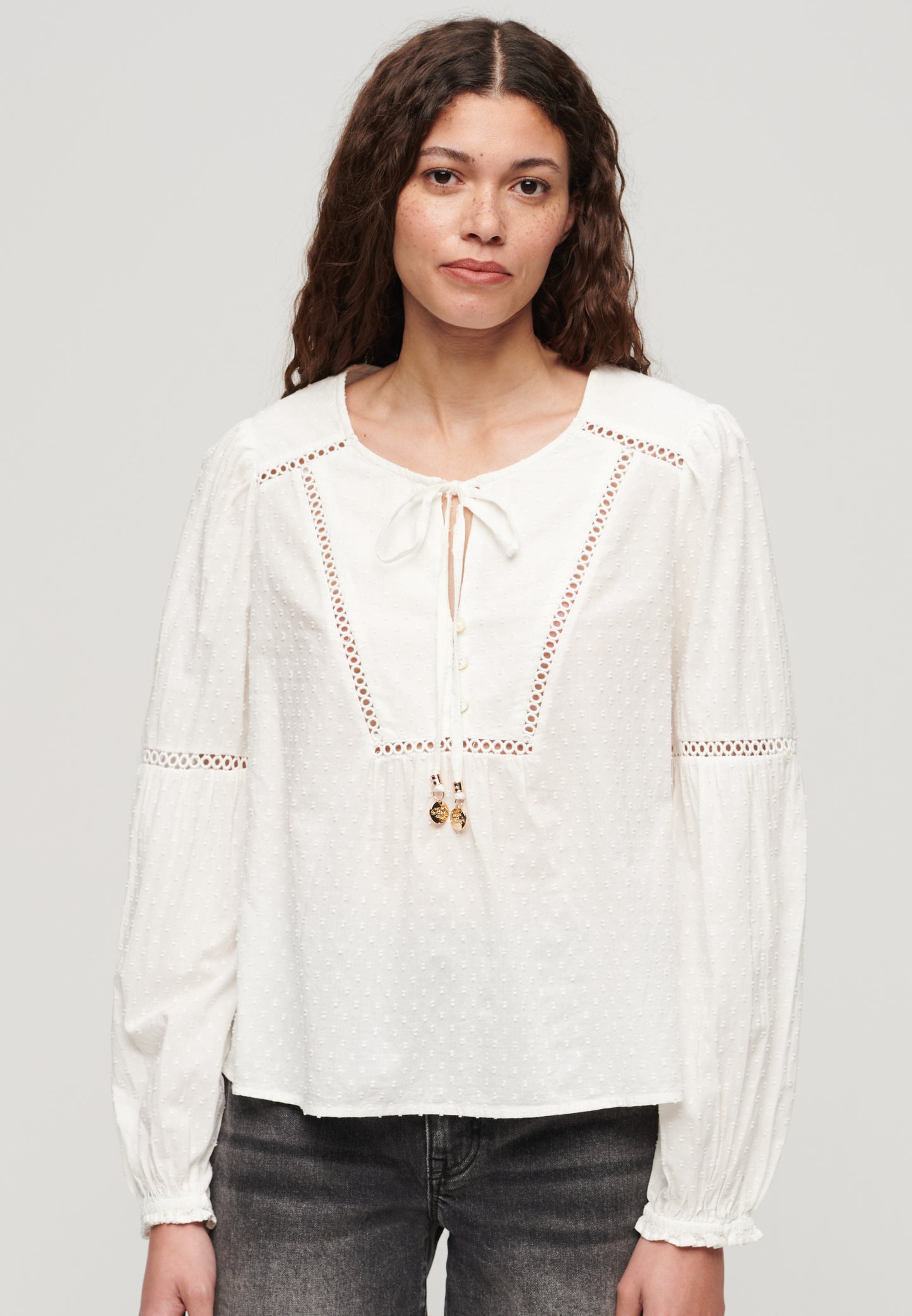 Ibiza Long Sleeve Beach Blouse