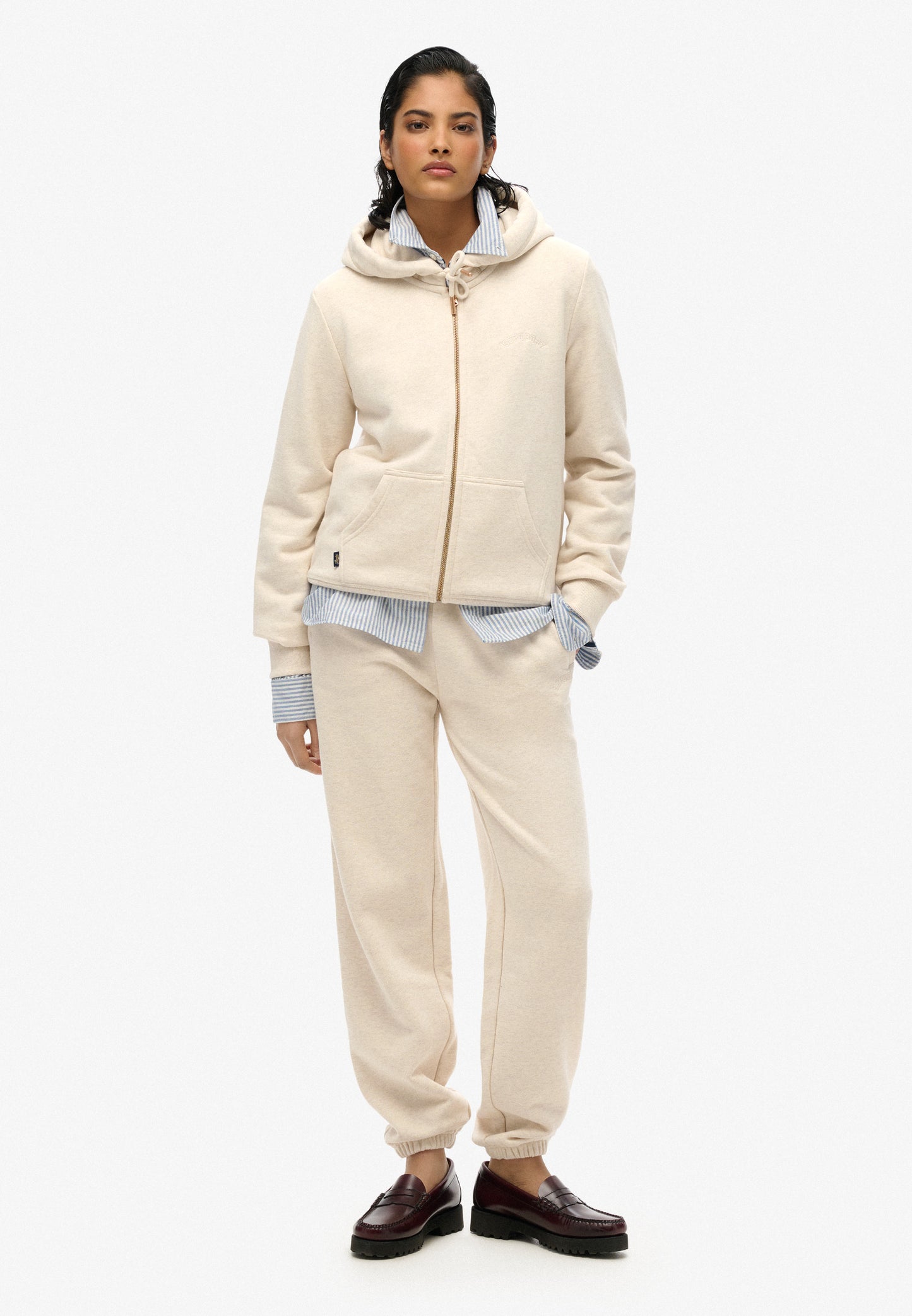 Essential Logo Half Brushed Joggers (2)
