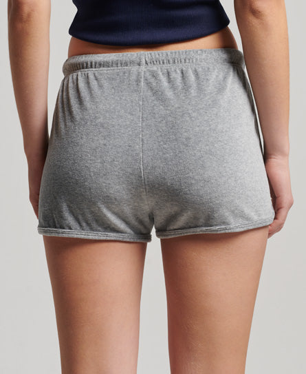 Vintage Logo Velour Racer Short (1)