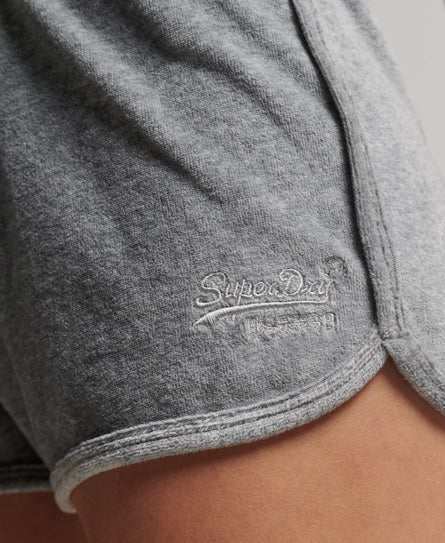 Vintage Logo Velour Racer Short (2)