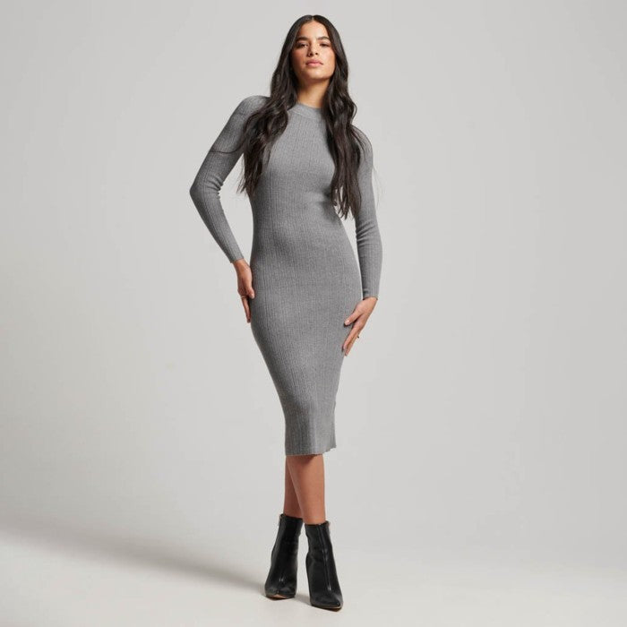 Backless Bodycon Midi Dress (2)