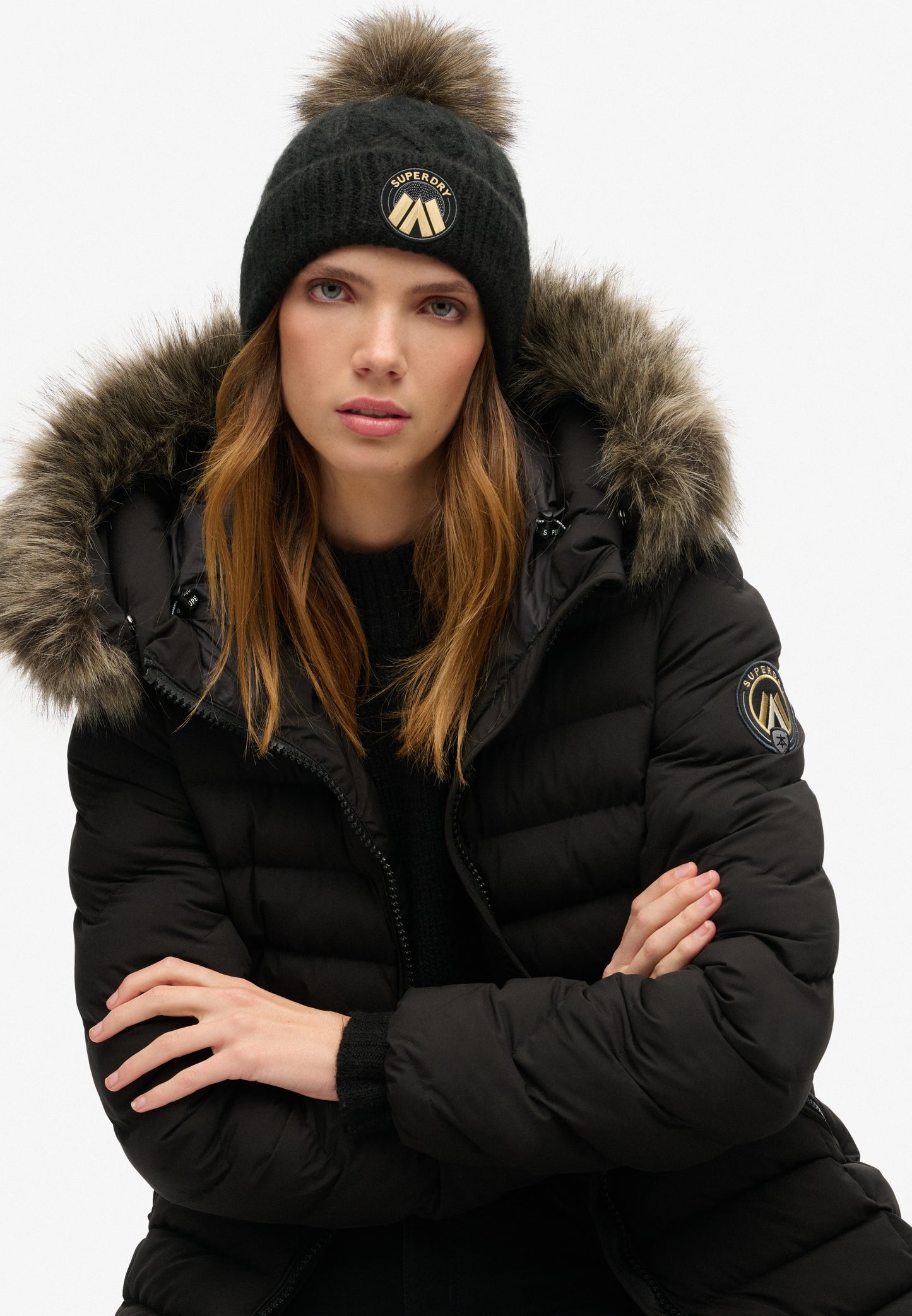 Cable Luxe Knit Beanie Hat (1)