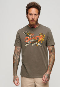 Tattoo Script Graphic T Shirt