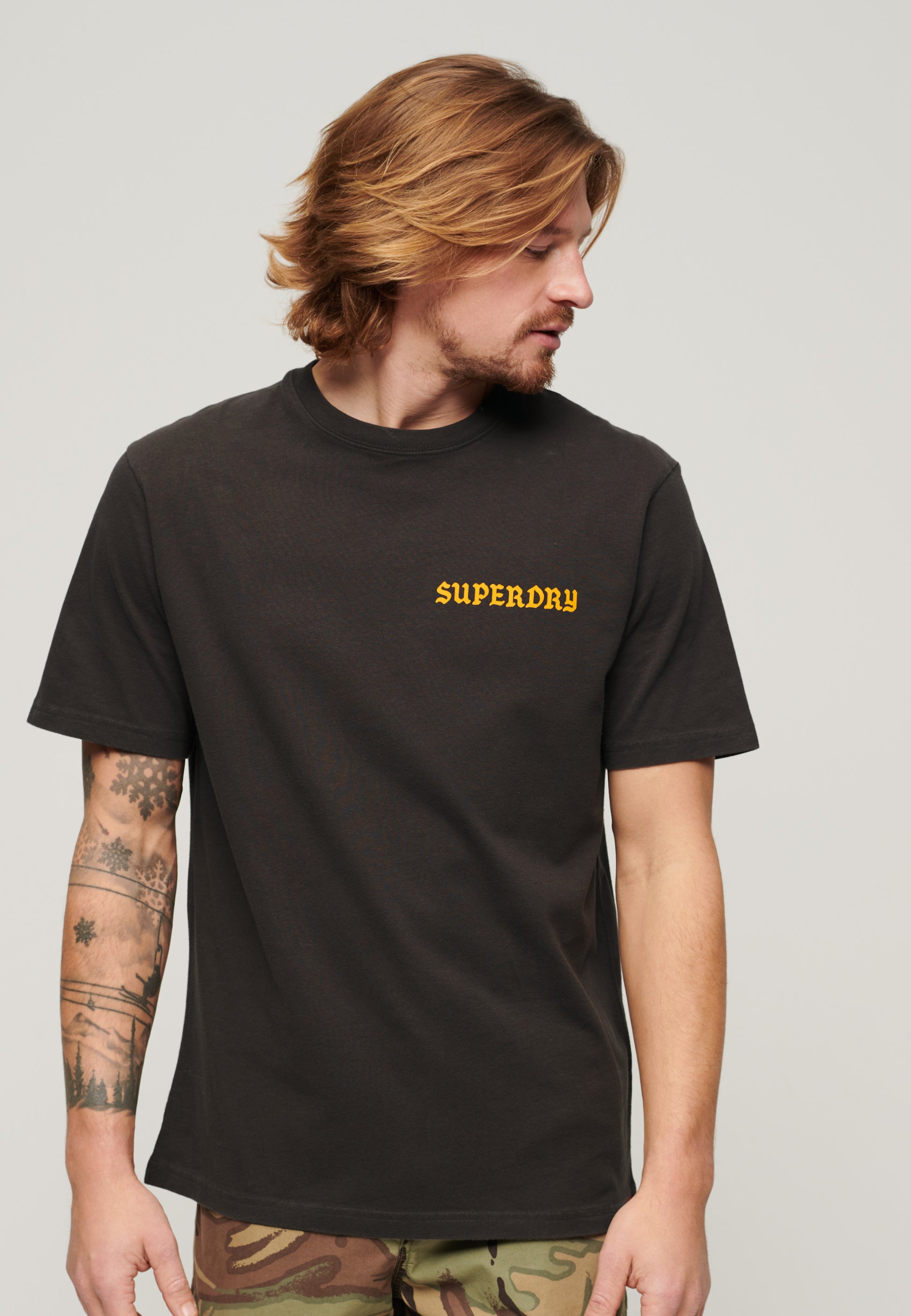 Tattoo Graphic Loose T Shirt