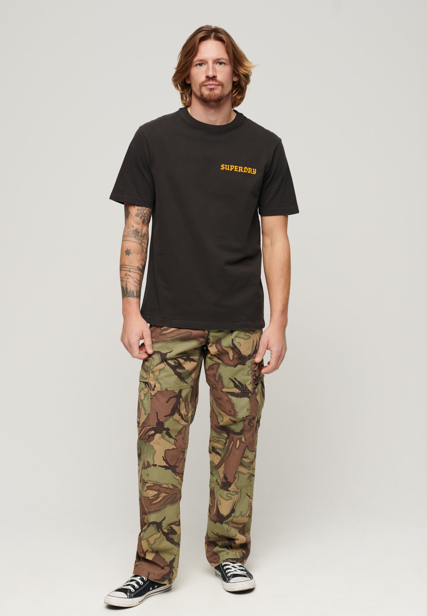 Tattoo Graphic Loose T Shirt (5)