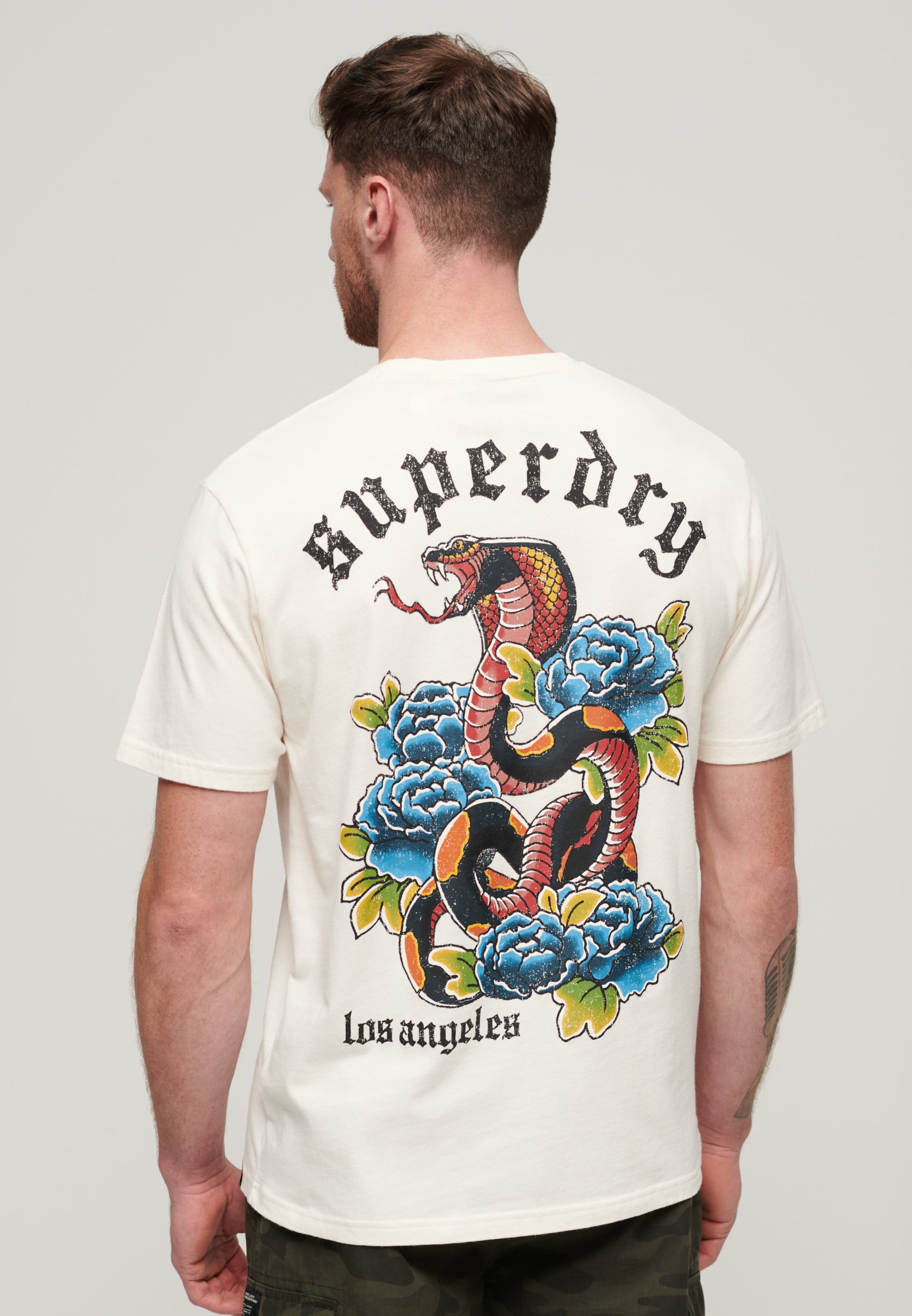 Tattoo Graphic Loose T Shirt (3)