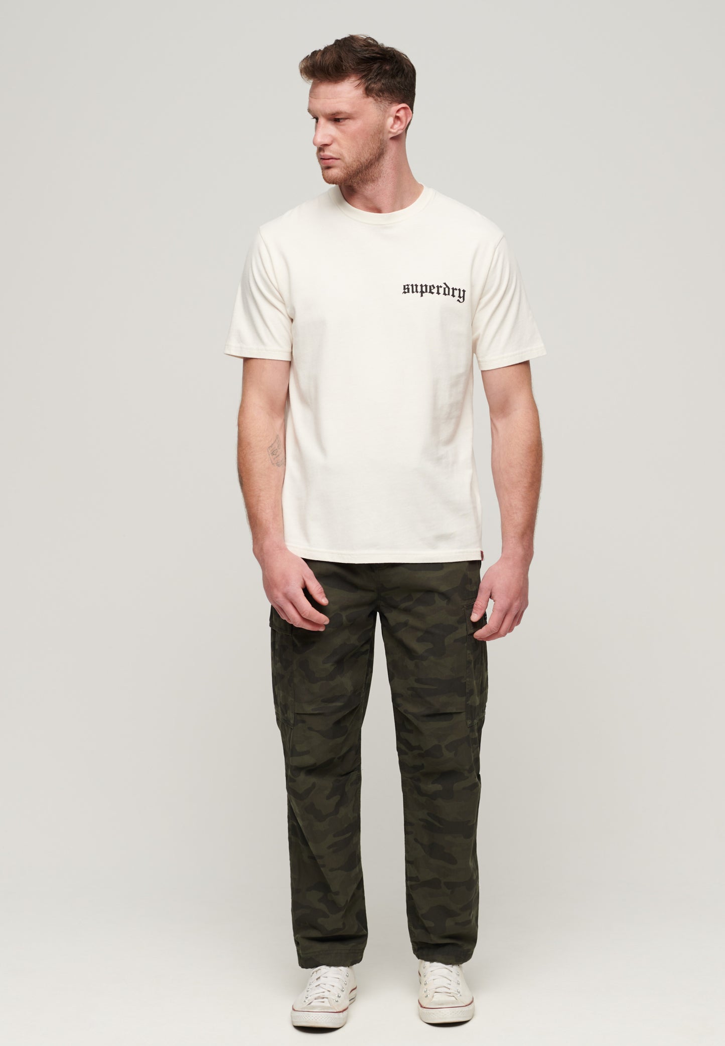 Tattoo Graphic Loose T Shirt (5)