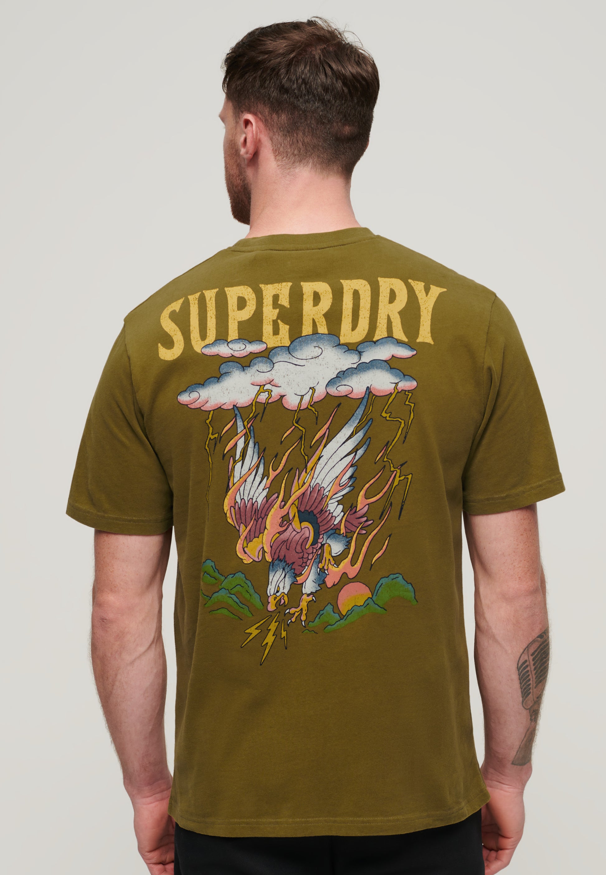 Tattoo Graphic Loose T Shirt (1)