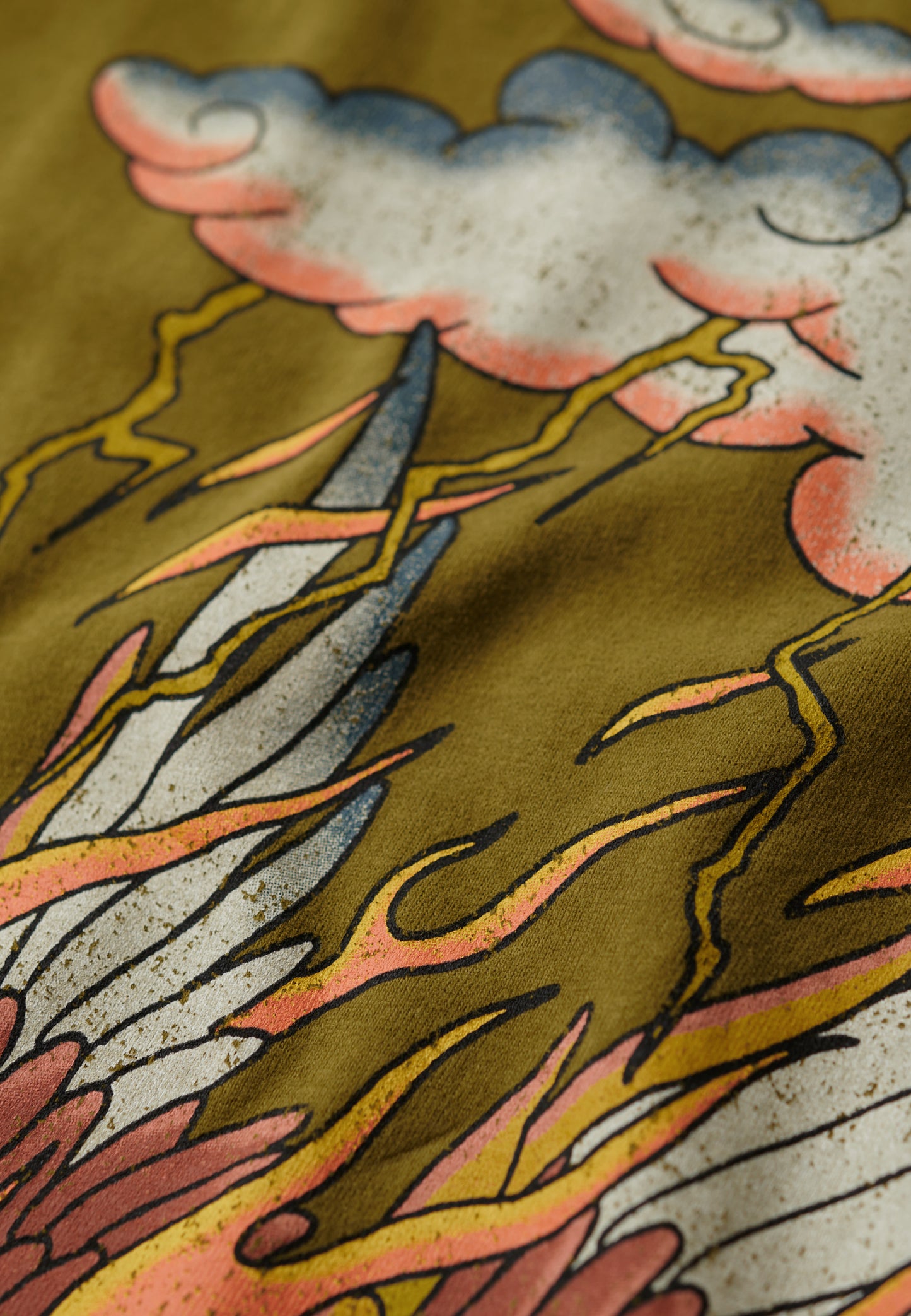 Tattoo Graphic Loose T Shirt (3)