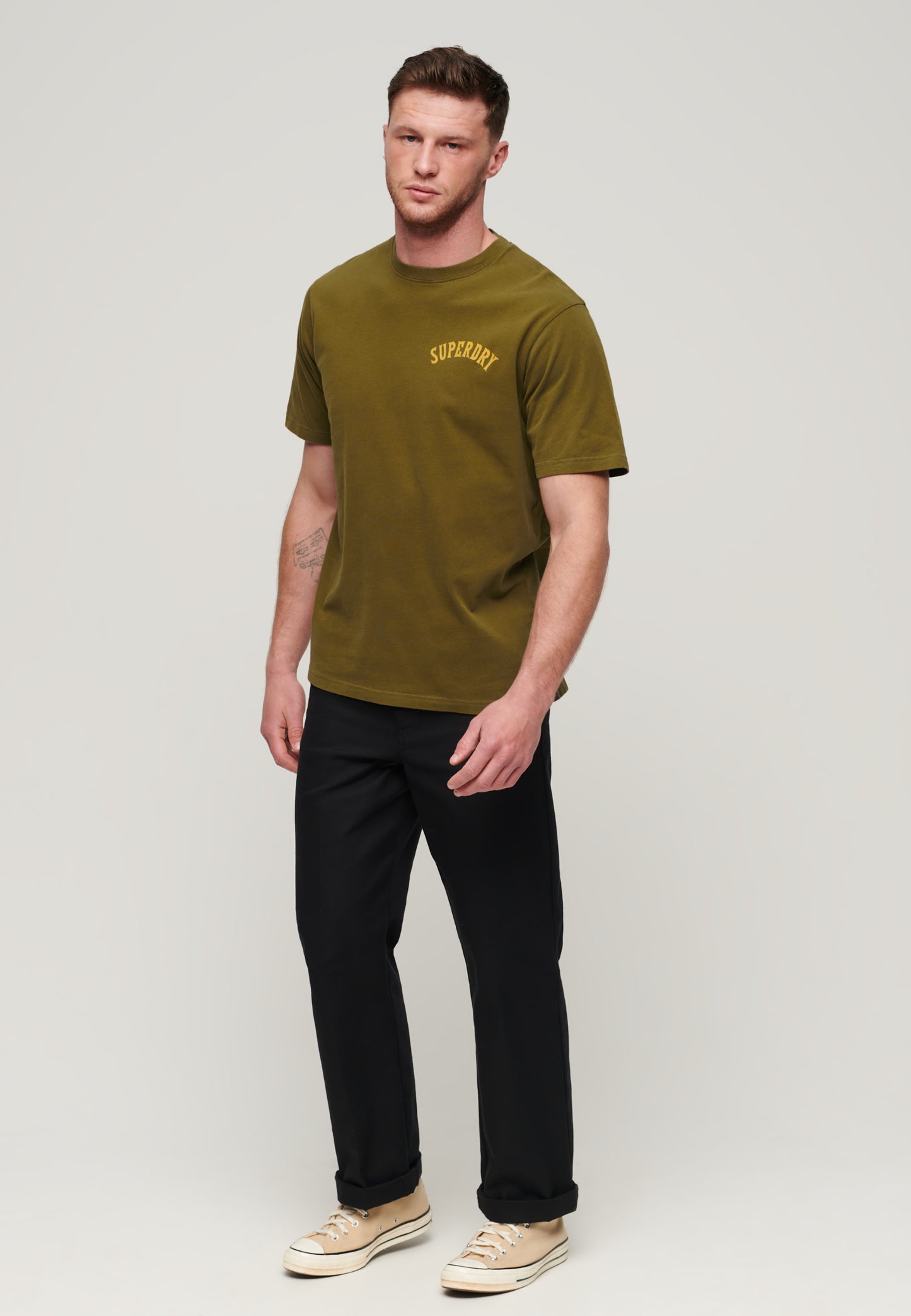 Tattoo Graphic Loose T Shirt (2)