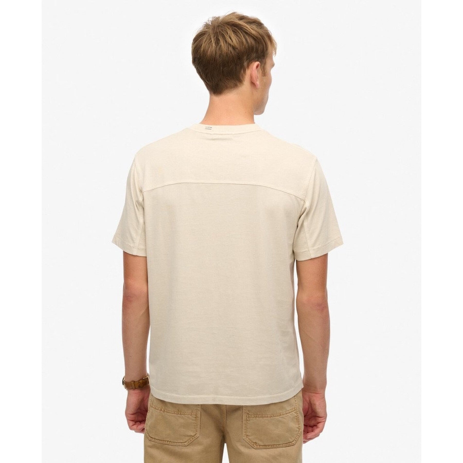 Contrast Stitch Pocket T-Shirt (3)