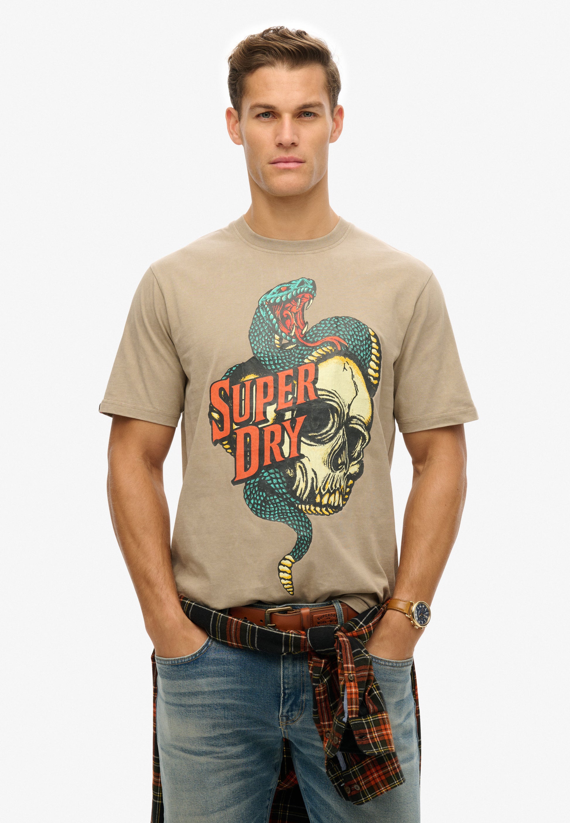 Biker Rock Graphic Loose T-Shirt