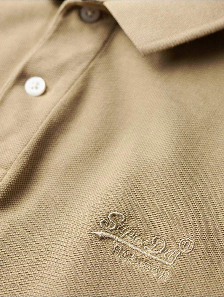Organic Cotton Vintage Destroy Polo Shirt (1)