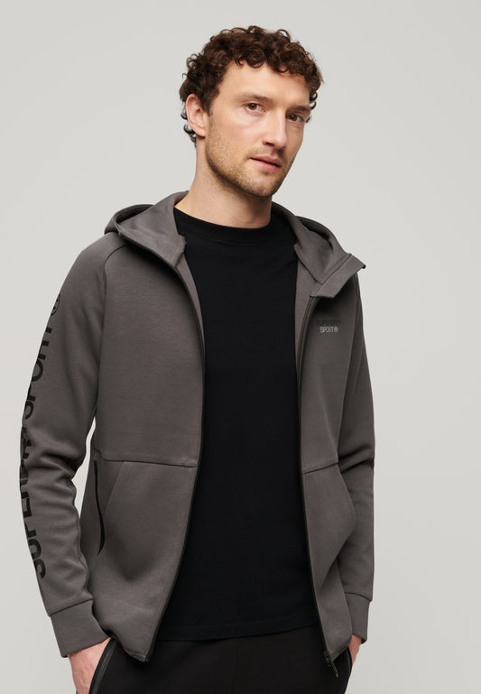 Sport Tech Logo Loose Zip Hood