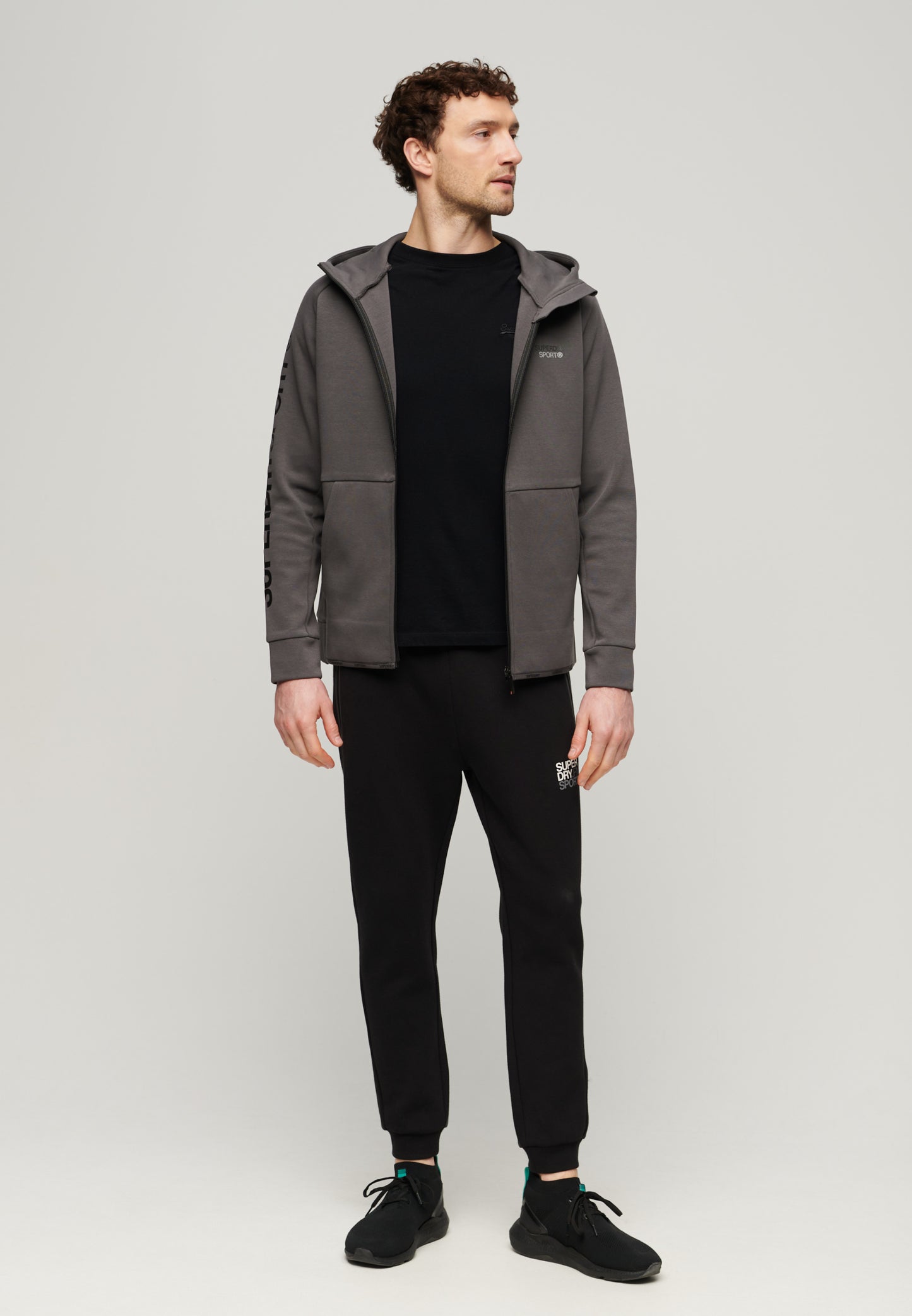 Sport Tech Logo Loose Zip Hood (2)
