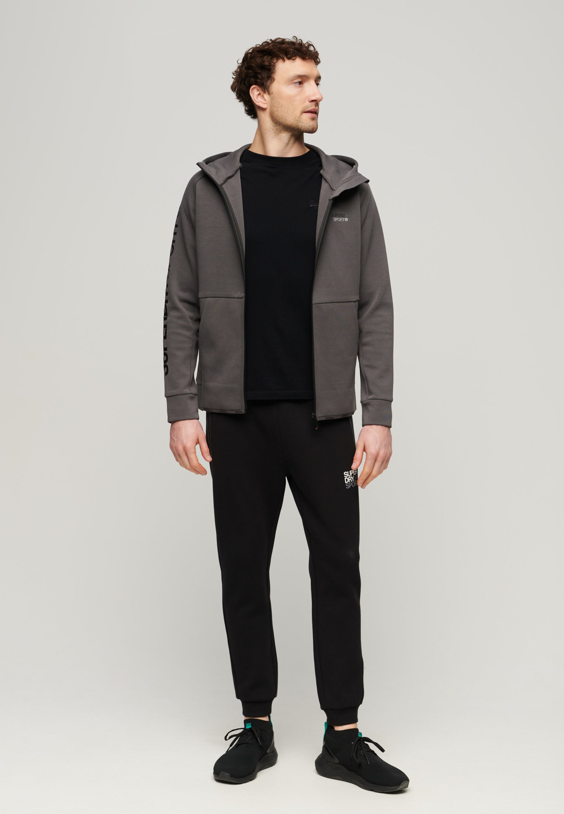 Sport Tech Logo Loose Zip Hood (2)