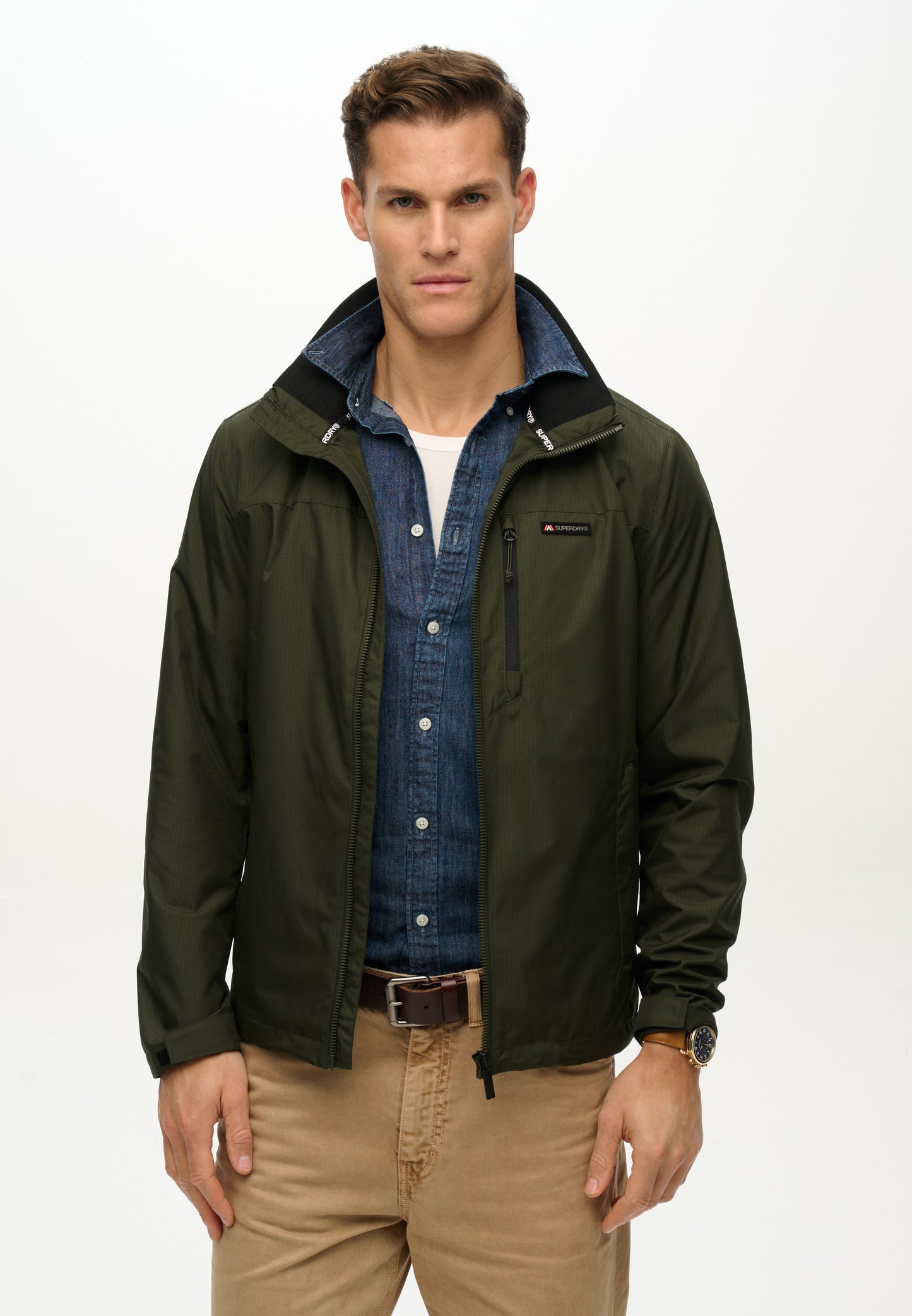 Non Hood Logo Windbreaker Jacket (2)