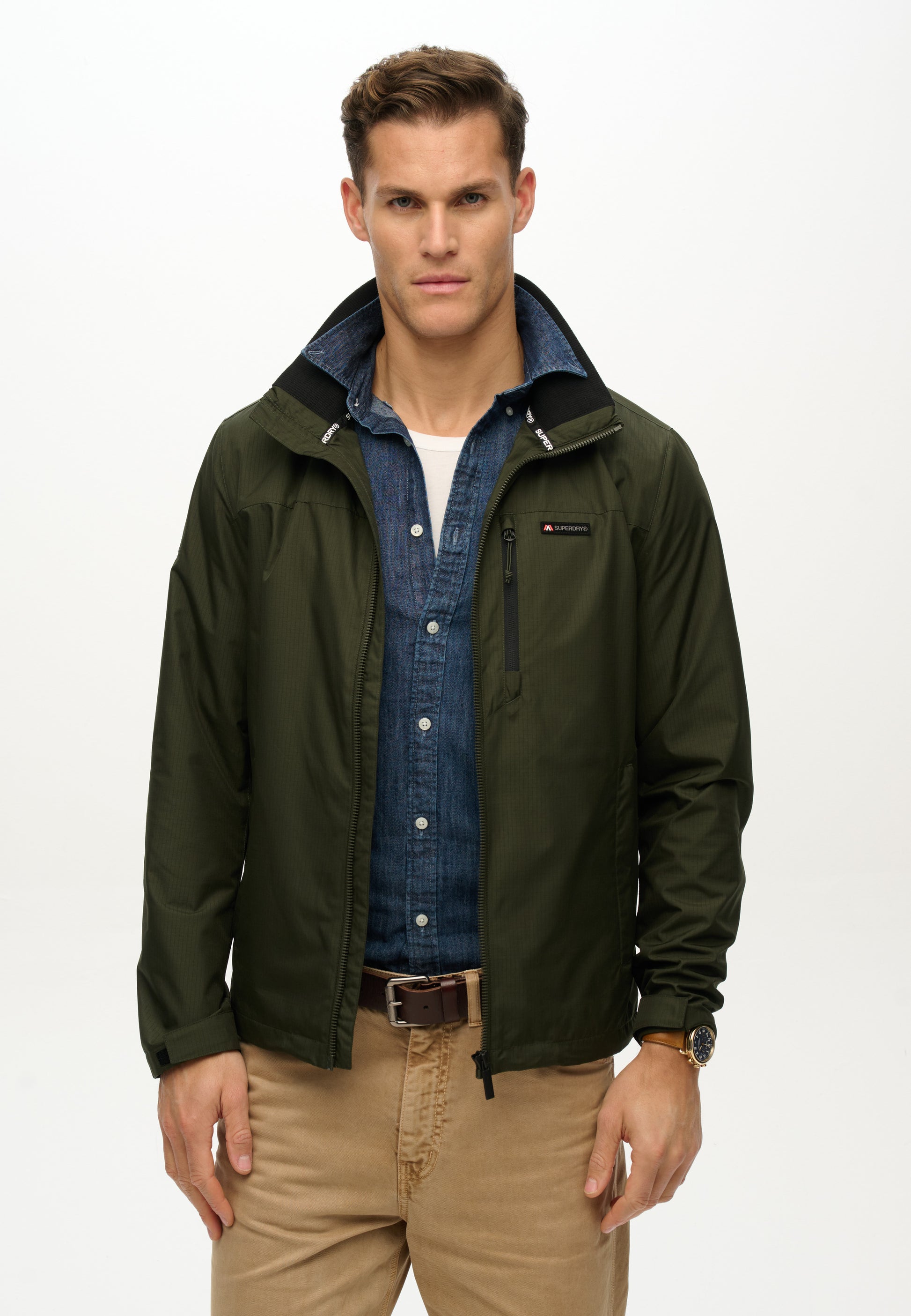 Non Hood Logo Windbreaker Jacket (2)