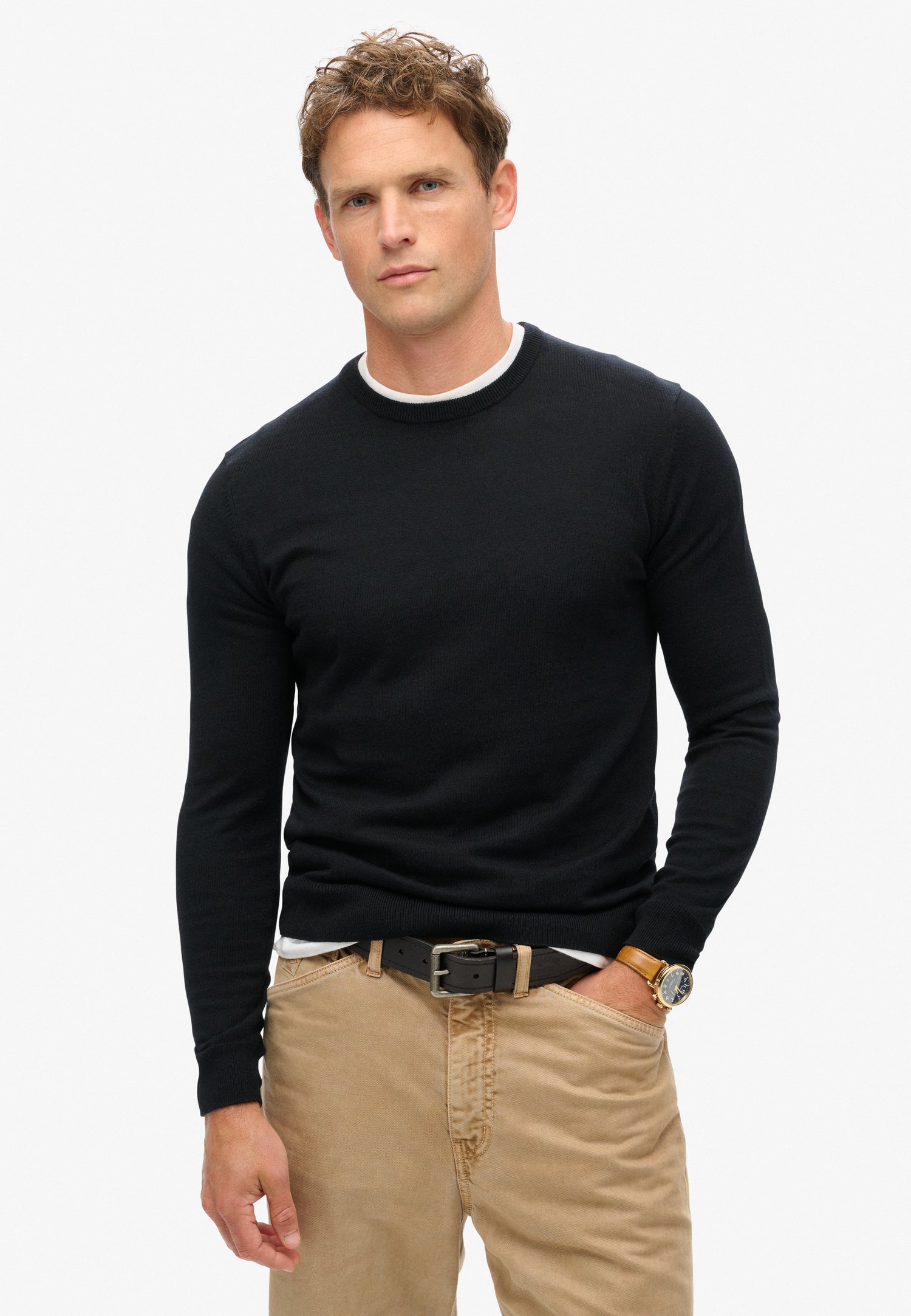 Essential Cotton/cash Jumper