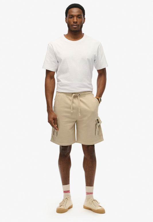 Contrast Stitch Cargo Shorts