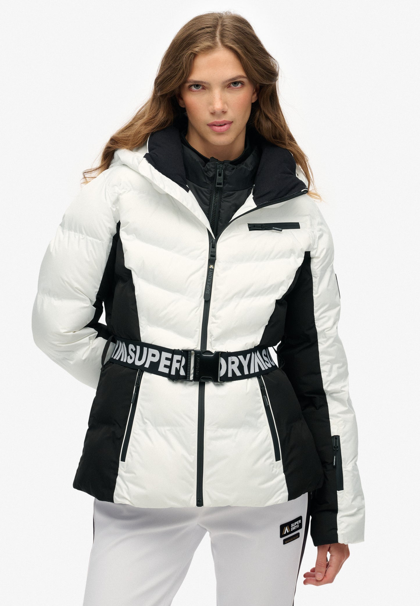 Luxe Belted Ski Padded Jacket