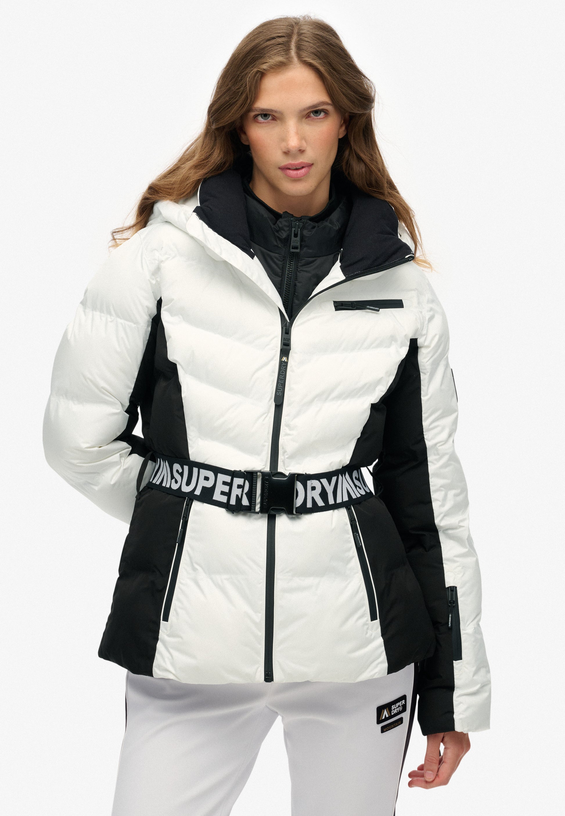 Luxe Belted Ski Padded Jacket