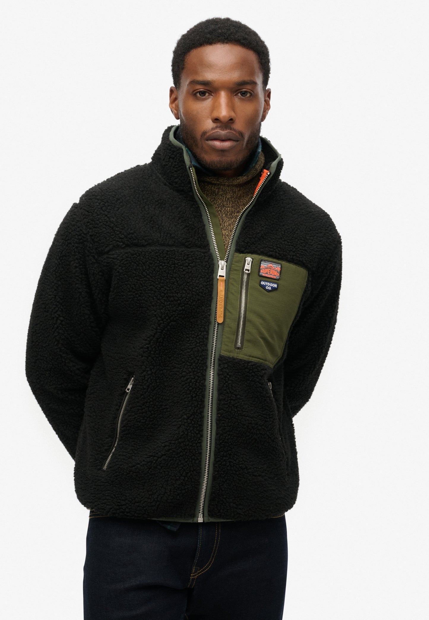 Vintage Retro Borg Fleece Jacket (3)