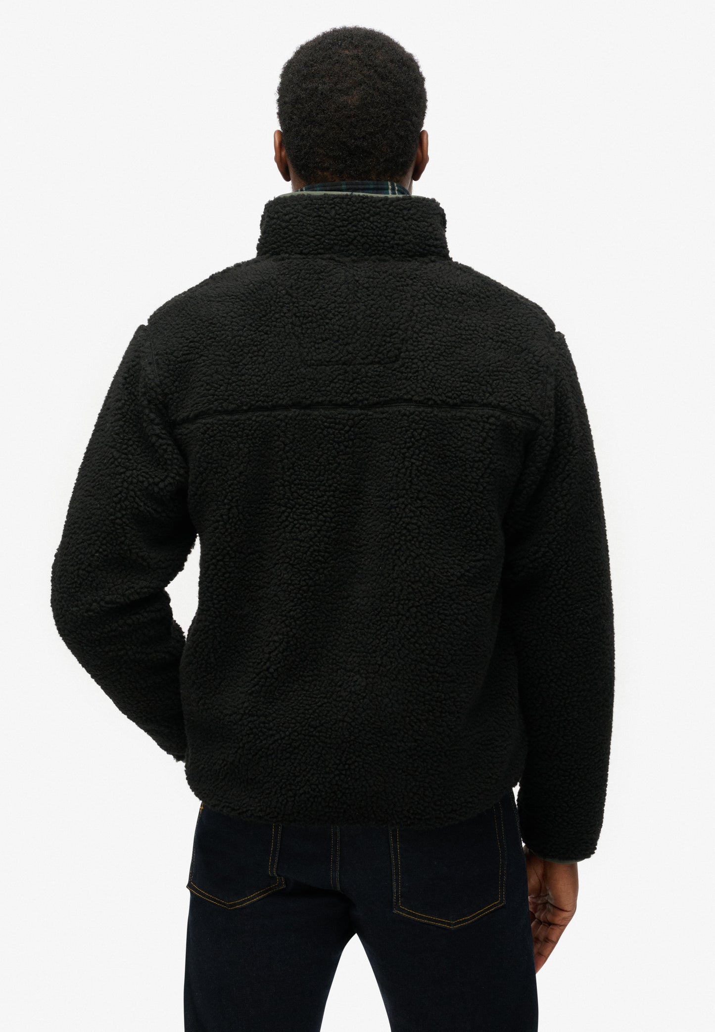 Vintage Retro Borg Fleece Jacket (2)