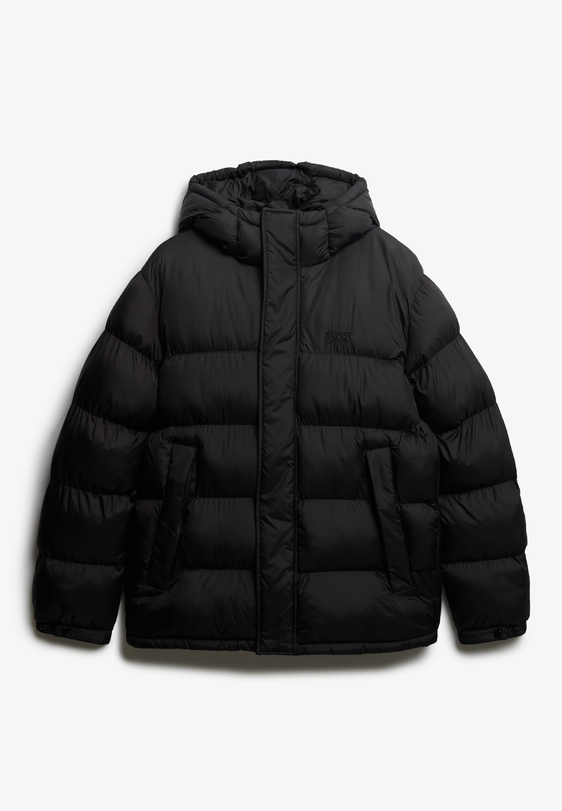 Black Puffer Jacket with Hood (7)